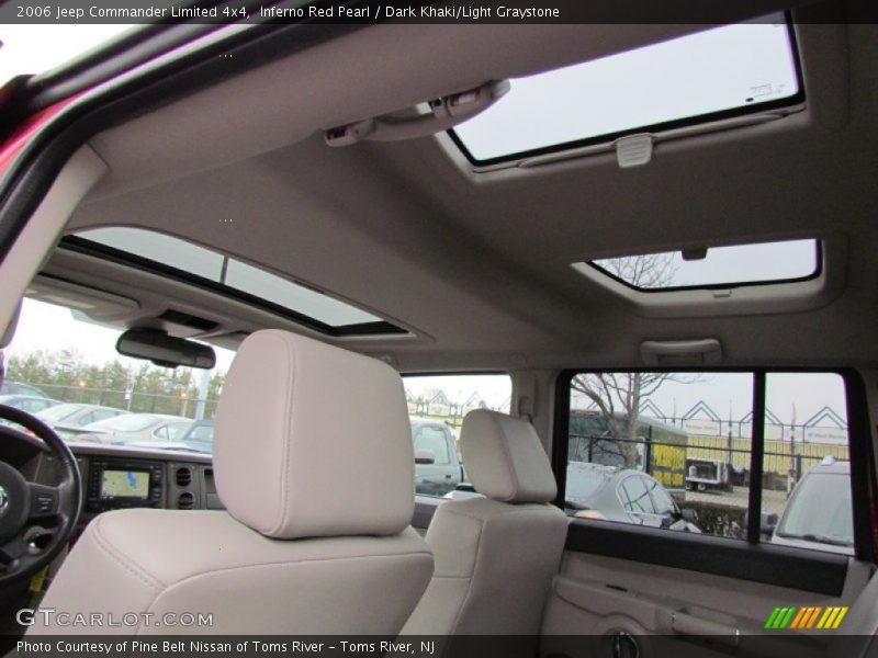 Inferno Red Pearl / Dark Khaki/Light Graystone 2006 Jeep Commander Limited 4x4