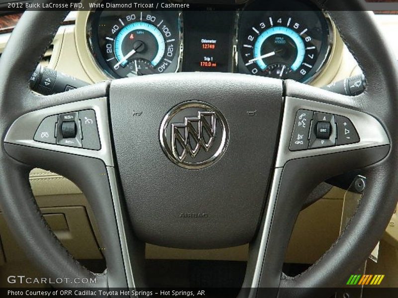 White Diamond Tricoat / Cashmere 2012 Buick LaCrosse FWD