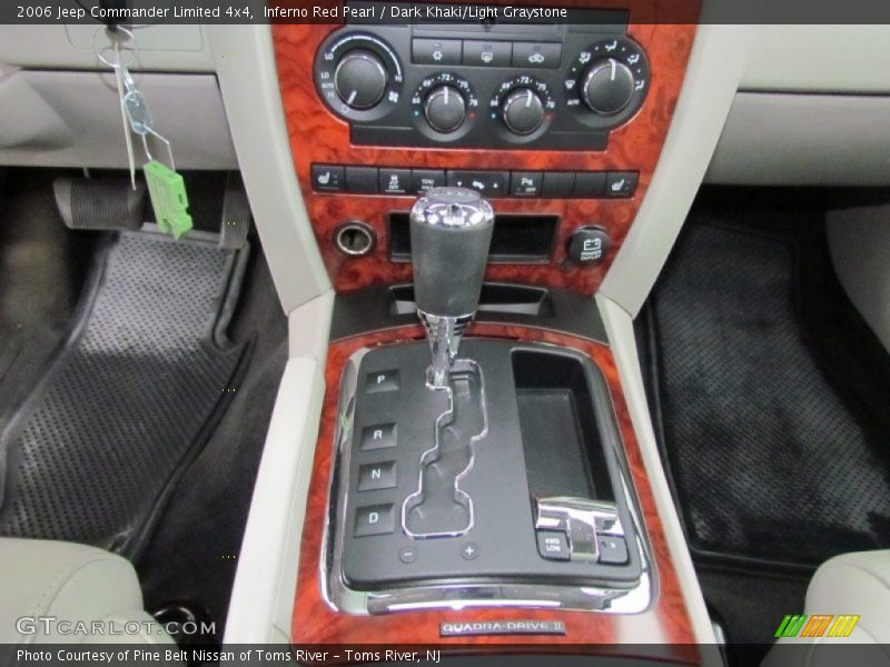 Inferno Red Pearl / Dark Khaki/Light Graystone 2006 Jeep Commander Limited 4x4