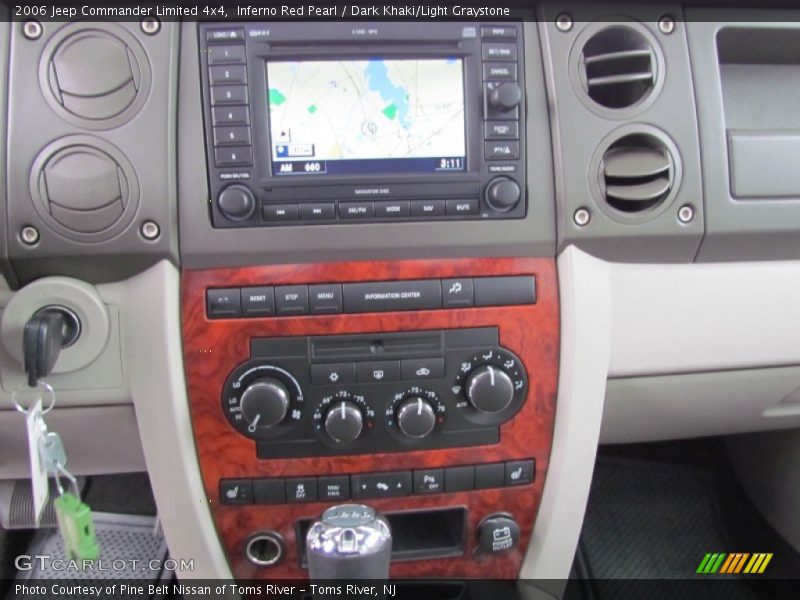 Inferno Red Pearl / Dark Khaki/Light Graystone 2006 Jeep Commander Limited 4x4