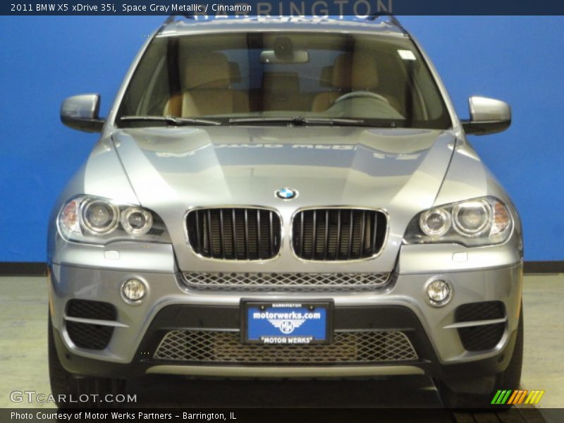 Space Gray Metallic / Cinnamon 2011 BMW X5 xDrive 35i