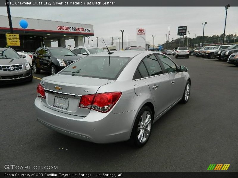 Silver Ice Metallic / Jet Black Leather 2011 Chevrolet Cruze LTZ