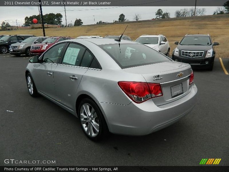 Silver Ice Metallic / Jet Black Leather 2011 Chevrolet Cruze LTZ