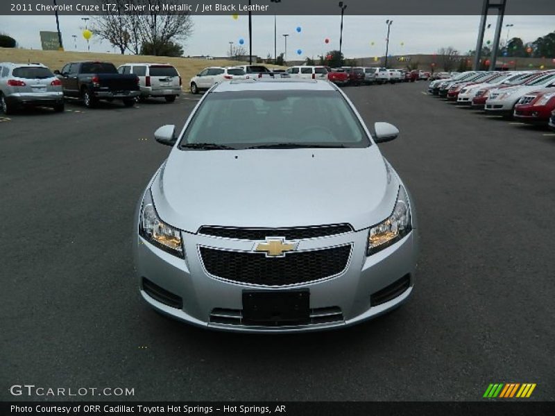 Silver Ice Metallic / Jet Black Leather 2011 Chevrolet Cruze LTZ