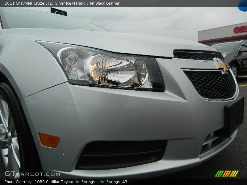 Silver Ice Metallic / Jet Black Leather 2011 Chevrolet Cruze LTZ