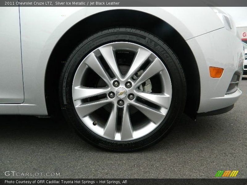 Silver Ice Metallic / Jet Black Leather 2011 Chevrolet Cruze LTZ