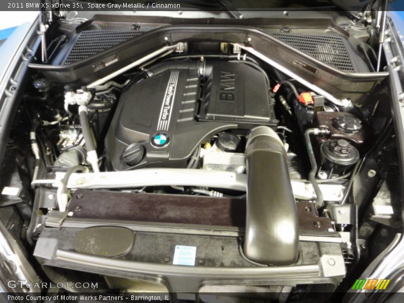 Space Gray Metallic / Cinnamon 2011 BMW X5 xDrive 35i