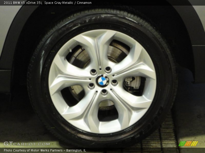 Space Gray Metallic / Cinnamon 2011 BMW X5 xDrive 35i
