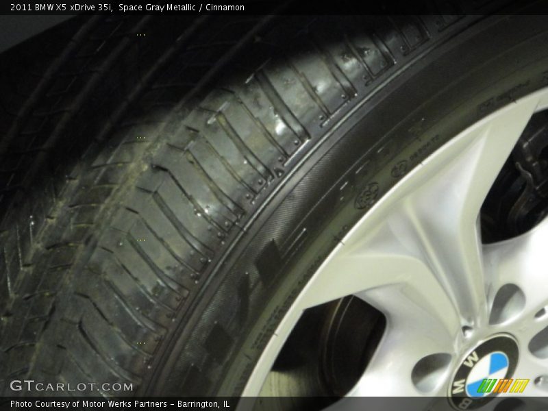 Space Gray Metallic / Cinnamon 2011 BMW X5 xDrive 35i
