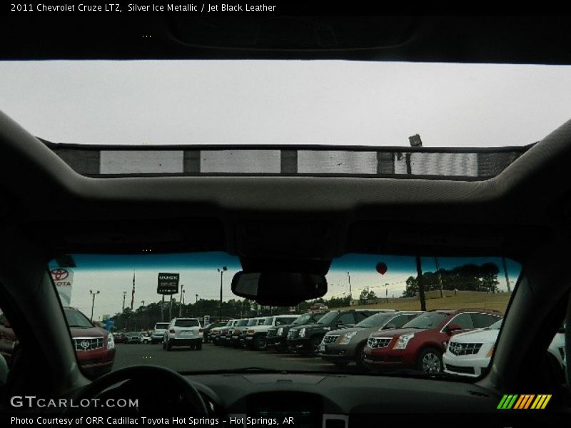 Silver Ice Metallic / Jet Black Leather 2011 Chevrolet Cruze LTZ