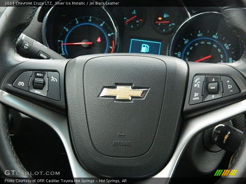 Silver Ice Metallic / Jet Black Leather 2011 Chevrolet Cruze LTZ