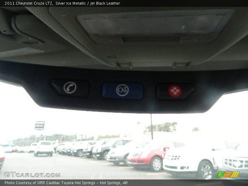 Silver Ice Metallic / Jet Black Leather 2011 Chevrolet Cruze LTZ