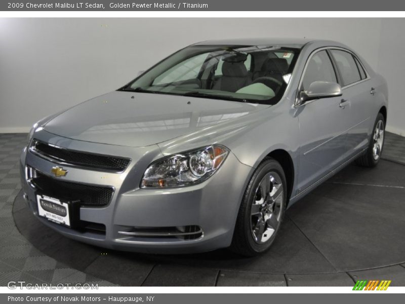 Golden Pewter Metallic / Titanium 2009 Chevrolet Malibu LT Sedan