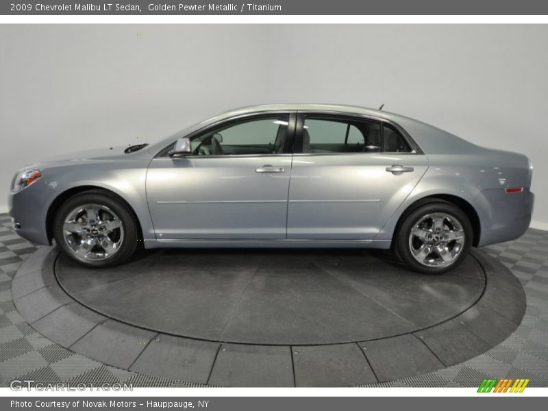 Golden Pewter Metallic / Titanium 2009 Chevrolet Malibu LT Sedan