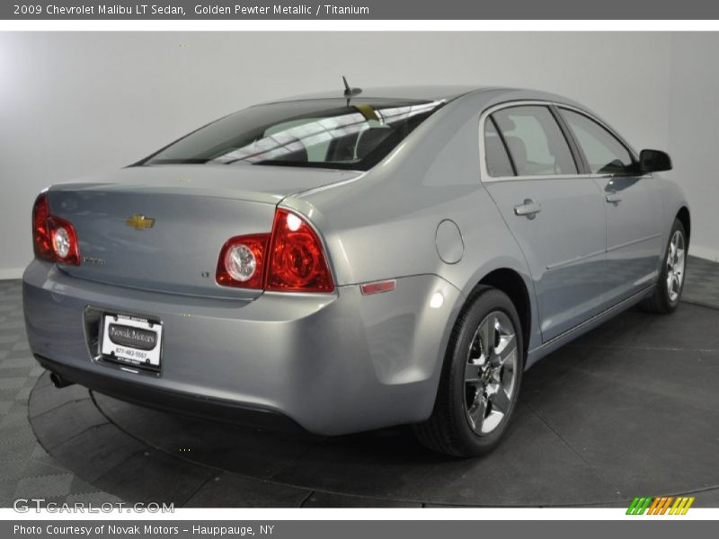 Golden Pewter Metallic / Titanium 2009 Chevrolet Malibu LT Sedan