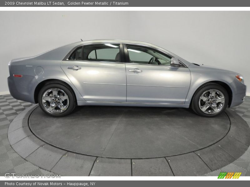 Golden Pewter Metallic / Titanium 2009 Chevrolet Malibu LT Sedan