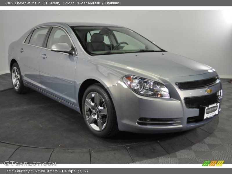 Golden Pewter Metallic / Titanium 2009 Chevrolet Malibu LT Sedan