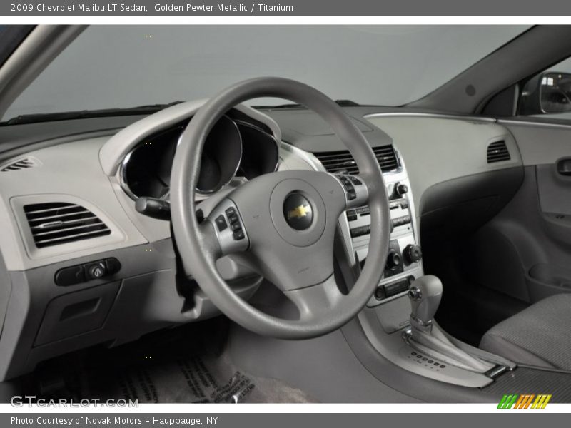 Golden Pewter Metallic / Titanium 2009 Chevrolet Malibu LT Sedan