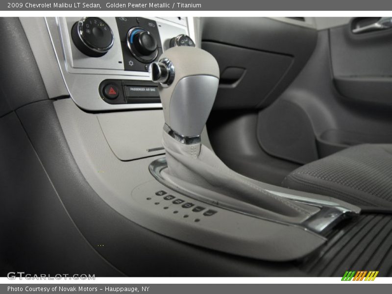 Golden Pewter Metallic / Titanium 2009 Chevrolet Malibu LT Sedan