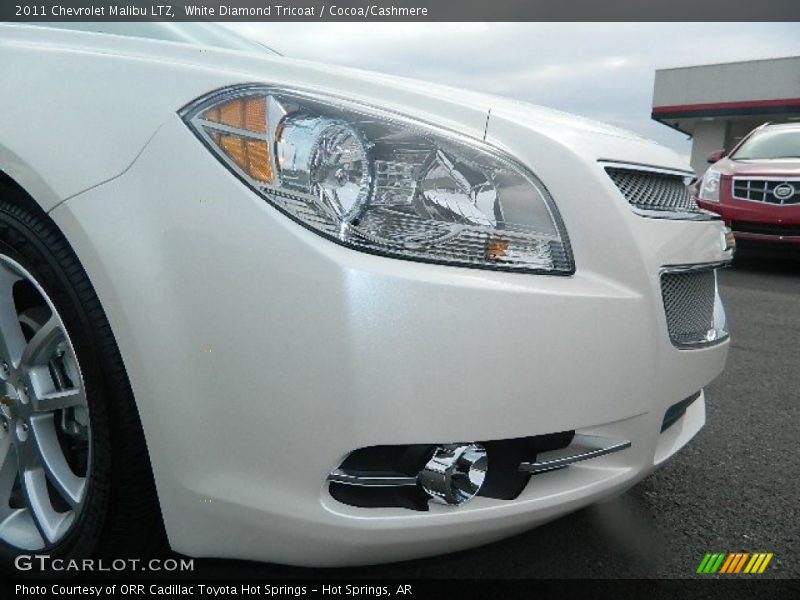 White Diamond Tricoat / Cocoa/Cashmere 2011 Chevrolet Malibu LTZ
