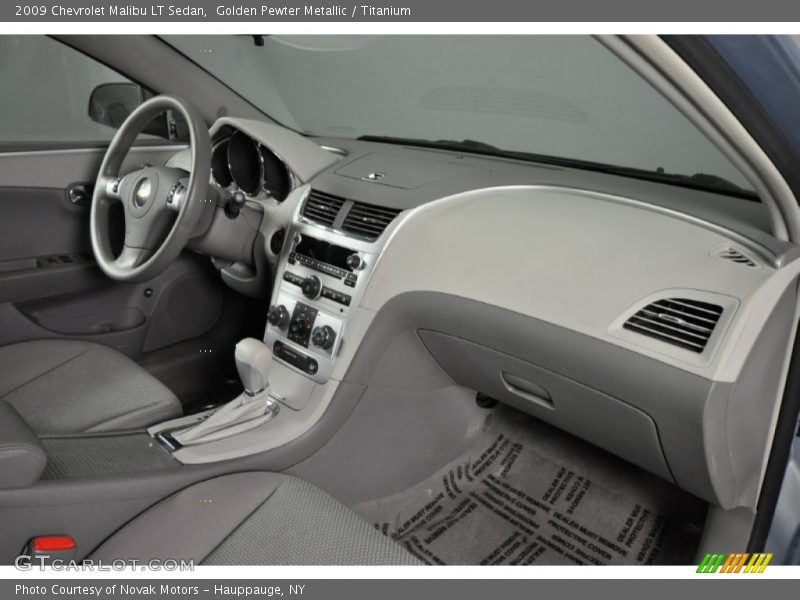 Golden Pewter Metallic / Titanium 2009 Chevrolet Malibu LT Sedan