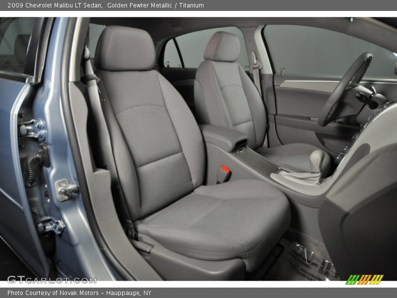 Golden Pewter Metallic / Titanium 2009 Chevrolet Malibu LT Sedan