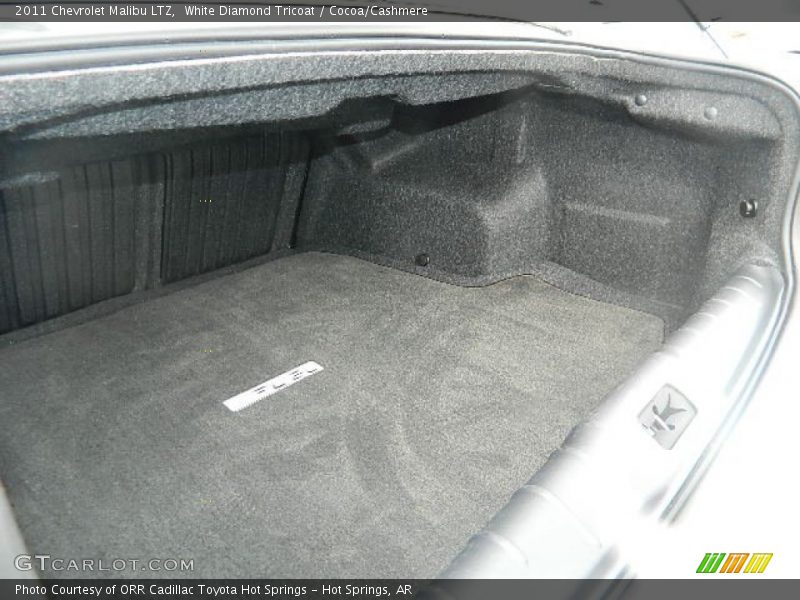 White Diamond Tricoat / Cocoa/Cashmere 2011 Chevrolet Malibu LTZ