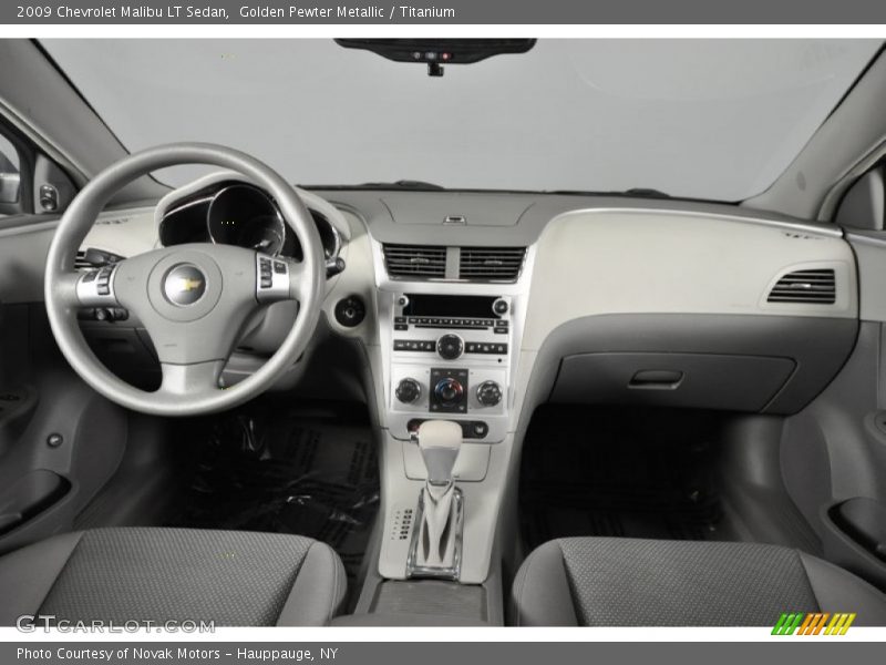 Golden Pewter Metallic / Titanium 2009 Chevrolet Malibu LT Sedan