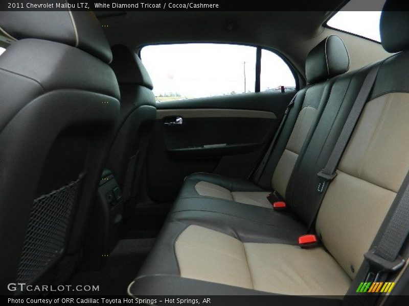 White Diamond Tricoat / Cocoa/Cashmere 2011 Chevrolet Malibu LTZ