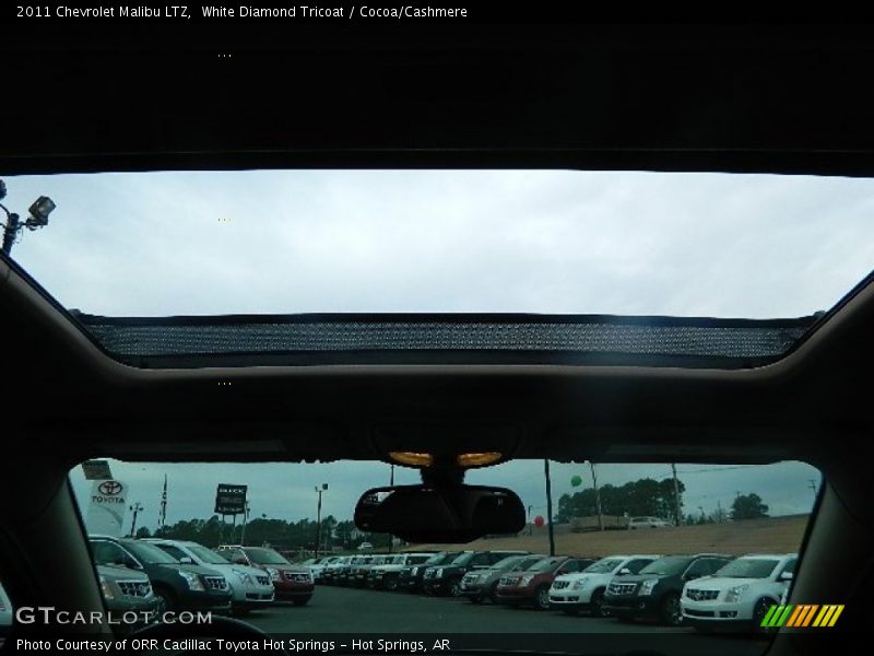 White Diamond Tricoat / Cocoa/Cashmere 2011 Chevrolet Malibu LTZ