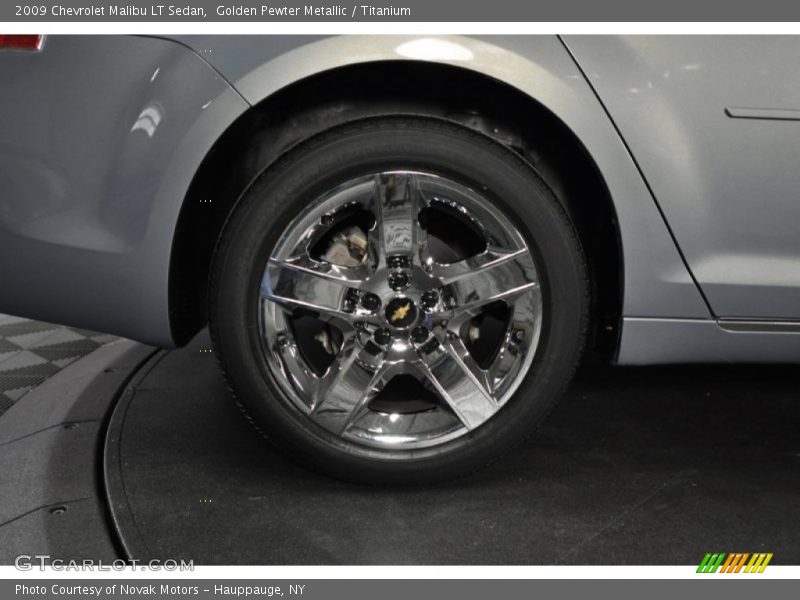 Golden Pewter Metallic / Titanium 2009 Chevrolet Malibu LT Sedan