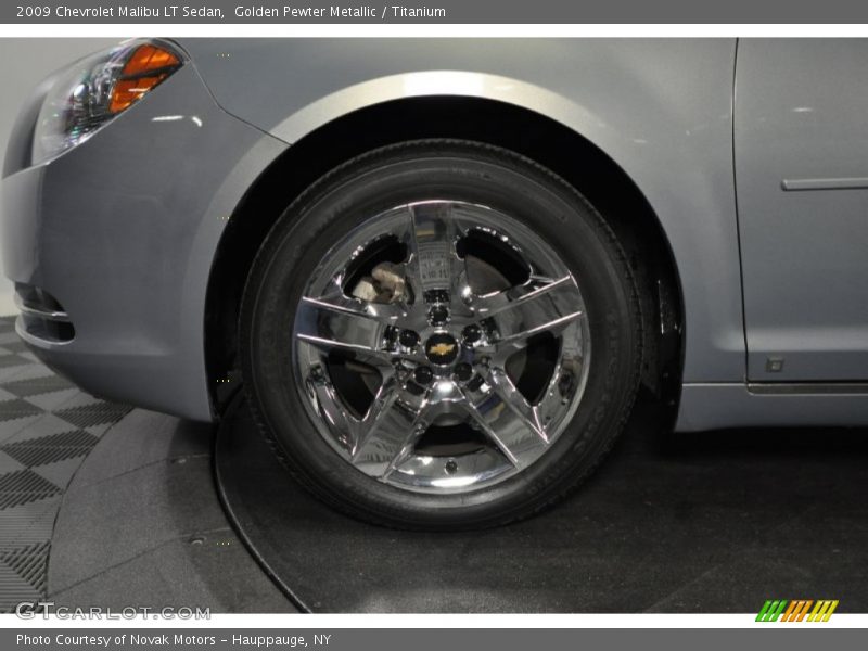 Golden Pewter Metallic / Titanium 2009 Chevrolet Malibu LT Sedan