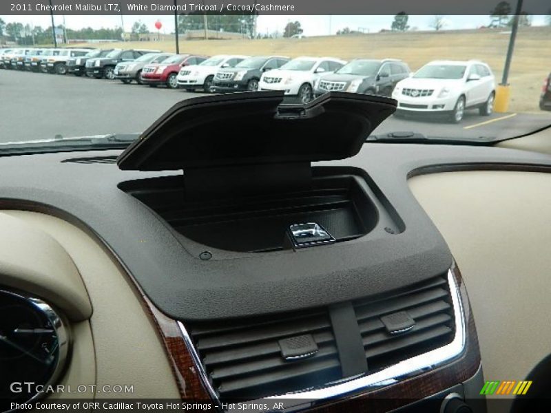 White Diamond Tricoat / Cocoa/Cashmere 2011 Chevrolet Malibu LTZ