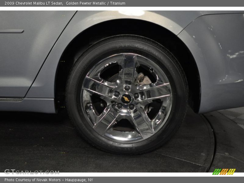 Golden Pewter Metallic / Titanium 2009 Chevrolet Malibu LT Sedan