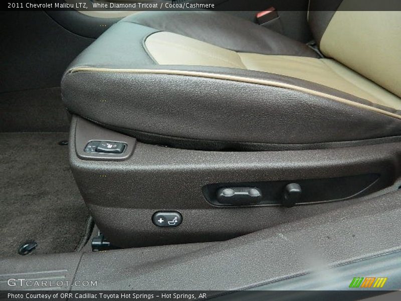 White Diamond Tricoat / Cocoa/Cashmere 2011 Chevrolet Malibu LTZ