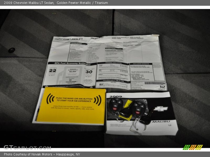 Golden Pewter Metallic / Titanium 2009 Chevrolet Malibu LT Sedan