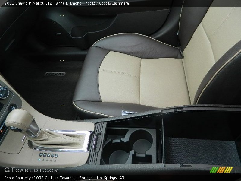 White Diamond Tricoat / Cocoa/Cashmere 2011 Chevrolet Malibu LTZ