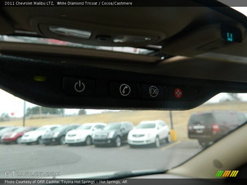 White Diamond Tricoat / Cocoa/Cashmere 2011 Chevrolet Malibu LTZ