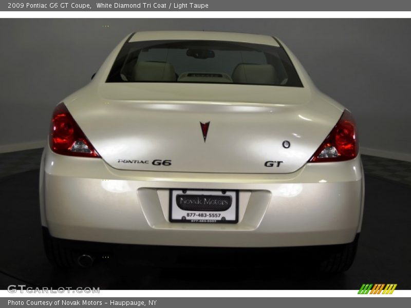 White Diamond Tri Coat / Light Taupe 2009 Pontiac G6 GT Coupe