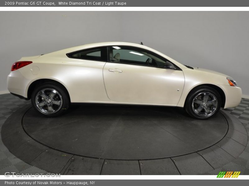 White Diamond Tri Coat / Light Taupe 2009 Pontiac G6 GT Coupe