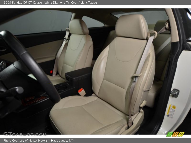 White Diamond Tri Coat / Light Taupe 2009 Pontiac G6 GT Coupe