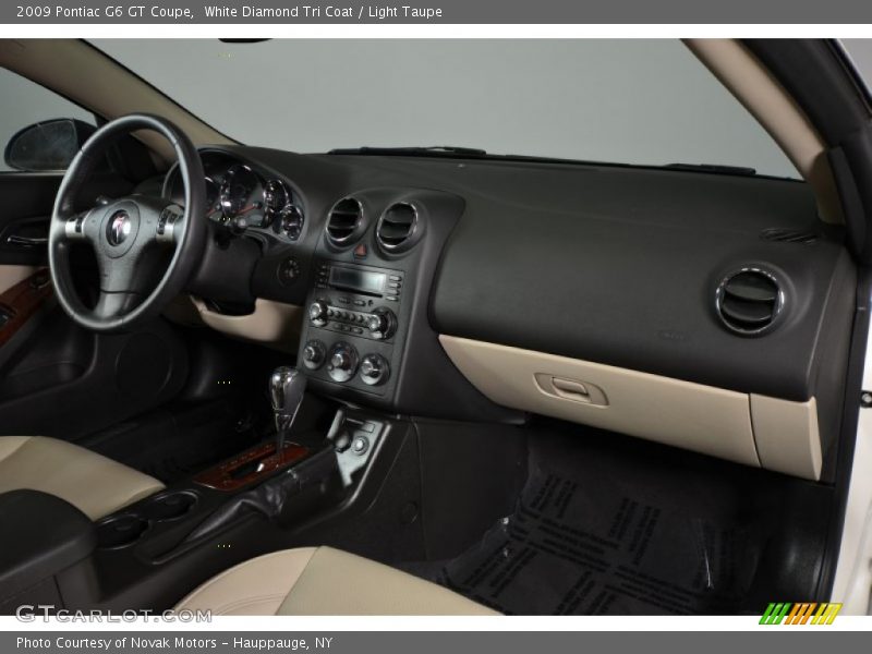 White Diamond Tri Coat / Light Taupe 2009 Pontiac G6 GT Coupe