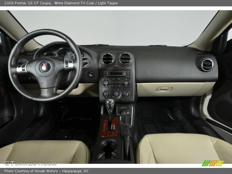 White Diamond Tri Coat / Light Taupe 2009 Pontiac G6 GT Coupe