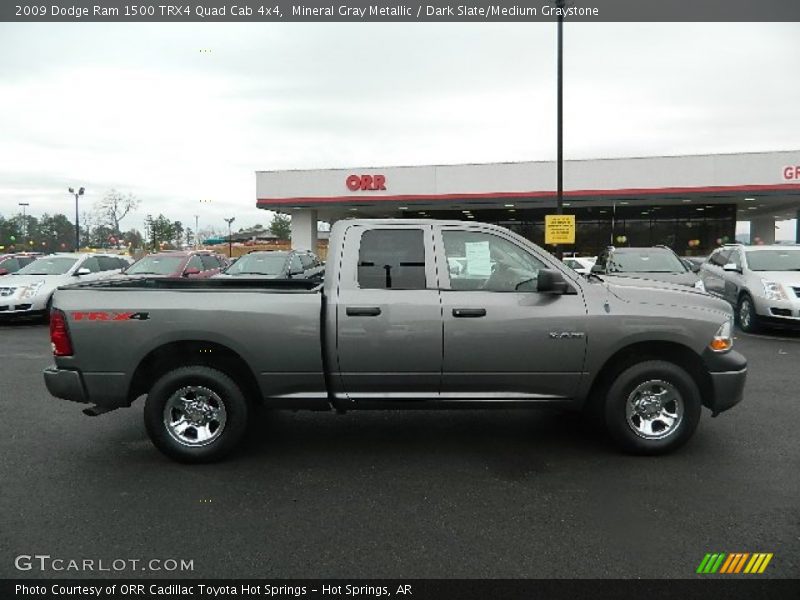 Mineral Gray Metallic / Dark Slate/Medium Graystone 2009 Dodge Ram 1500 TRX4 Quad Cab 4x4