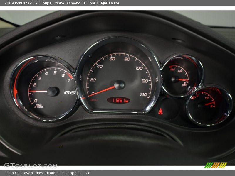 White Diamond Tri Coat / Light Taupe 2009 Pontiac G6 GT Coupe