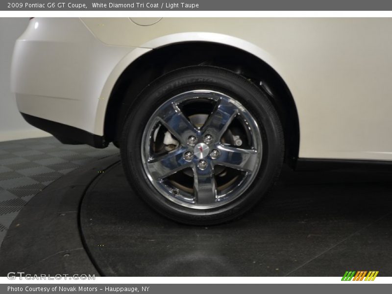 White Diamond Tri Coat / Light Taupe 2009 Pontiac G6 GT Coupe