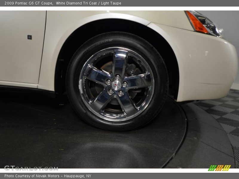 White Diamond Tri Coat / Light Taupe 2009 Pontiac G6 GT Coupe