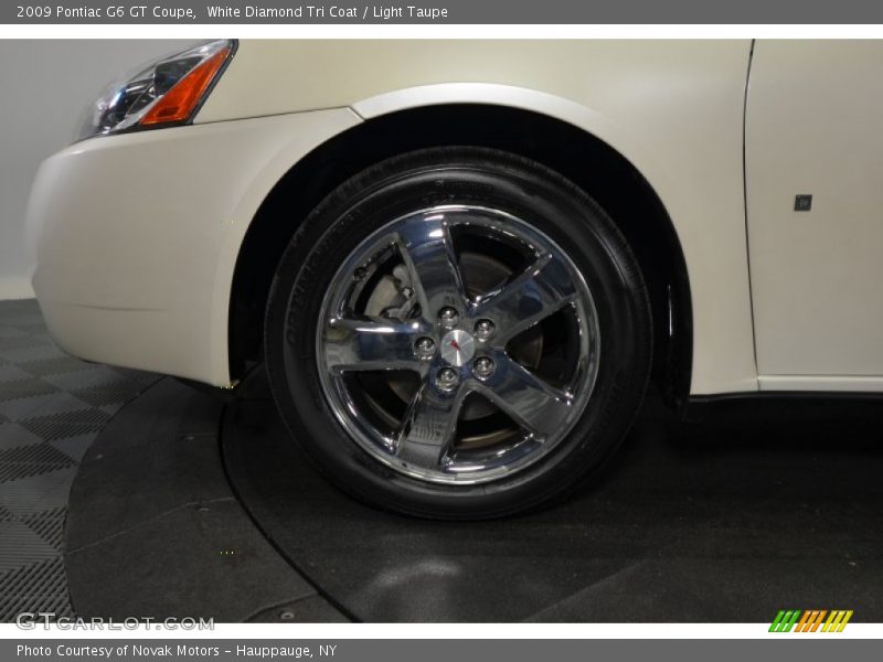 White Diamond Tri Coat / Light Taupe 2009 Pontiac G6 GT Coupe