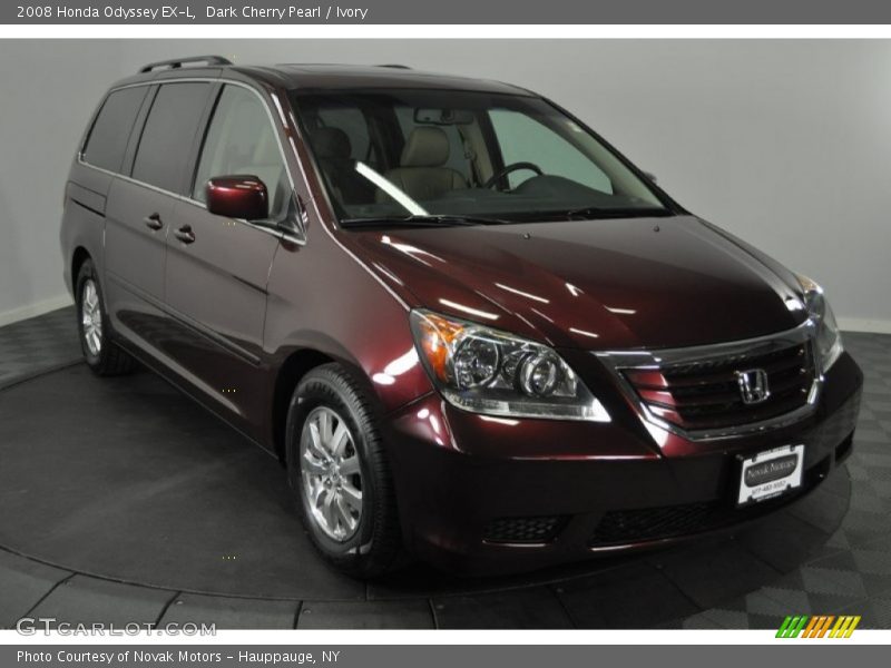 Dark Cherry Pearl / Ivory 2008 Honda Odyssey EX-L