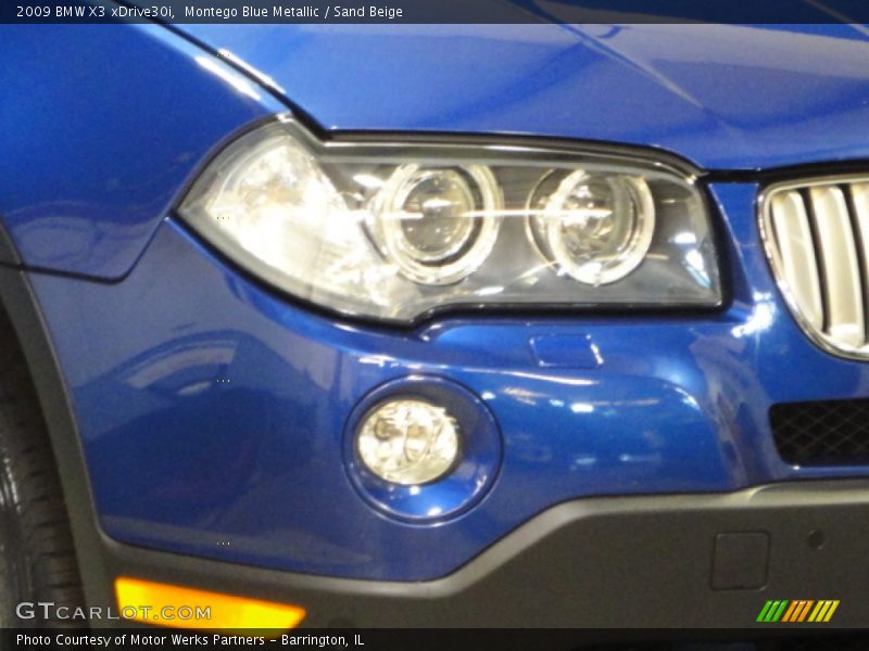 Montego Blue Metallic / Sand Beige 2009 BMW X3 xDrive30i